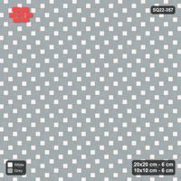 Interlock (Pasco) 20x20 cm · SQ22-357 · Offset Lattice, Swapped - Salt & Pepper