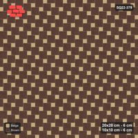 Interlock (Pasco) 20x20 cm · SQ22-379 · Offset Lattice, Swapped - Sandstone (Mirrored)