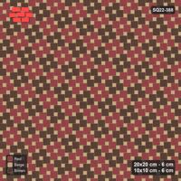 Interlock (Pasco) 20x20 cm · SQ22-388 · Offset Lattice, Checker - Tuscany