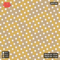 Interlock (Pasco) 20x20 cm · SQ22-389 · Offset Lattice, Blend - Golden Sand