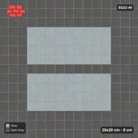 Interlock (Pasco) 20x20 cm · SQ22-40 · Triple Border Centre Band