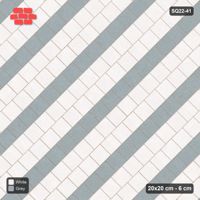 Interlock (Pasco) 20x20 cm · SQ22-41 · Diagonal Running Stripes