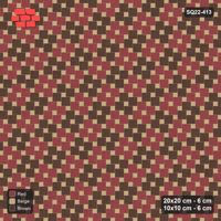 Interlock (Pasco) 20x20 cm · SQ22-413 · Offset Lattice, Checker - Tuscany (Mirrored)