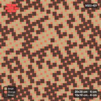 Interlock (Pasco) 20x20 cm · SQ22-423 · Offset Lattice, Blend - Autumn