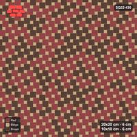 Interlock (Pasco) 20x20 cm · SQ22-430 · Offset Lattice, Blend - Tuscany + Kerb