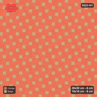 Interlock (Pasco) 20x20 cm · SQ22-431 · Offset Lattice, Solid - Clay Court