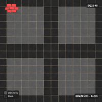Interlock (Pasco) 20x20 cm · SQ22-48 · Night Cross and Black Border