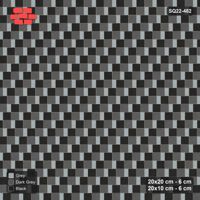 Interlock (Pasco) 20x20 cm · SQ22-482 · Square Pair + Half-Plank, Alt, Right - Graphite Scale + Kerb