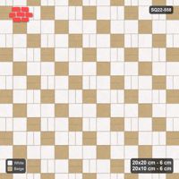 Interlock (Pasco) 20x20 cm · SQ22-558 · Double Pinwheel, Alternating Bars, Flat Planks, Right