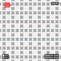Interlock (Pasco) 20x20 cm · SQ22-561 · Double Pinwheel, Two-Tone Planks, Flat Planks, Left