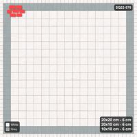 Interlock (Pasco) 20x20 cm · SQ22-578 · Rug, 15x15 Field, Soldier + Bead Borders, Plain