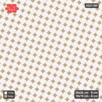 Interlock (Pasco) 20x20 cm · SQ22-585 · 45-Degree Offset Lattice in Kerb, Solid