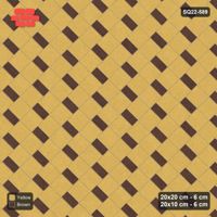 Interlock (Pasco) 20x20 cm · SQ22-589 · 45-Degree Square Pair Step in Kerb