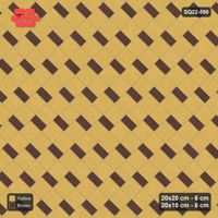 Interlock (Pasco) 20x20 cm · SQ22-590 · 45-Degree Square Pair Step