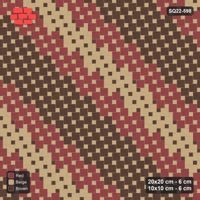 Interlock (Pasco) 20x20 cm · SQ22-598 · Diagonal Bands Offset Lattice, 500 cm
