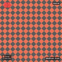 Interlock (Pasco) 20x20 cm · SQ22-69 · Diagonal Checkerboard