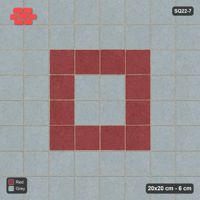 Interlock (Pasco) 20x20 cm · SQ22-7 · Frame and Inner Ring