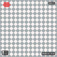 Interlock (Pasco) 20x20 cm · SQ22-71 · Diagonal Checkerboard