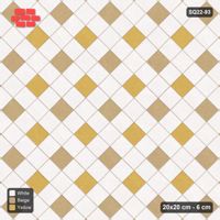 Interlock (Pasco) 20x20 cm · SQ22-93 · Two-Tone Harlequin Diamonds