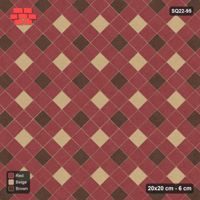 Interlock (Pasco) 20x20 cm · SQ22-95 · Two-Tone Harlequin Diamonds