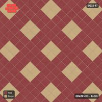 Interlock (Pasco) 20x20 cm · SQ22-97 · Large Harlequin Diamonds