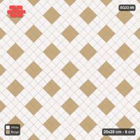Interlock (Pasco) 20x20 cm · SQ22-99 · Large Harlequin Diamonds