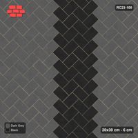Interlock (Pasco) 20x30 cm · RC23-100 · Stepped Chevron (3:2), Accent Chevrons