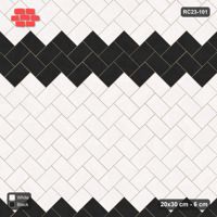 Interlock (Pasco) 20x30 cm · RC23-101 · Stepped Chevron (3:2), Accent Chevrons