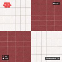 Interlock (Pasco) 20x30 cm · RC23-12 · Double Basketweave, Two-Tone Squares