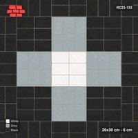Interlock (Pasco) 20x30 cm · RC23-133 · Basketweave, Diamond Medallion