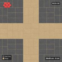 Interlock (Pasco) 20x30 cm · RC23-135 · Basketweave, Cross Feature