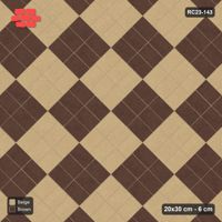 Interlock (Pasco) 20x30 cm · RC23-143 · Diagonal Parquet, Chequer