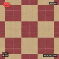 Interlock (Pasco) 20x30 cm · RC23-146 · Basketweave, Chequer Blocks, 25F Kerb Frame