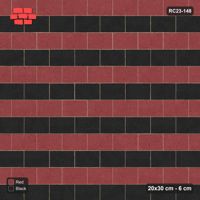 Interlock (Pasco) 20x30 cm · RC23-148 · Running Bond, Alternate Courses