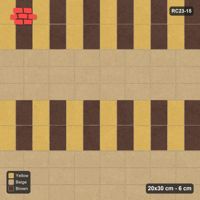 Interlock (Pasco) 20x30 cm · RC23-15 · Alternating Orientation Courses, Tuscan Stripe