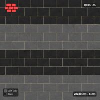 Interlock (Pasco) 20x30 cm · RC23-155 · Running Bond, Wide Course Stripes
