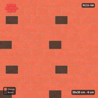 Interlock (Pasco) 20x30 cm · RC23-166 · Running Bond, Accent Dots