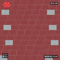 Interlock (Pasco) 20x30 cm · RC23-169 · Running Bond 1/4, Accent Dots