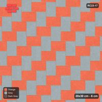Interlock (Pasco) 20x30 cm · RC23-17 · Herringbone 90 degrees, Kerb Frame