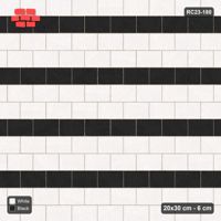 Interlock (Pasco) 20x30 cm · RC23-180 · Running Bond, Striped, 54H Kerb Frame