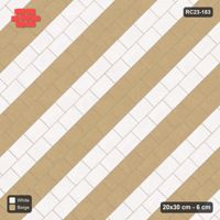 Interlock (Pasco) 20x30 cm · RC23-183 · Diagonal Running Bond, Diagonal Colour