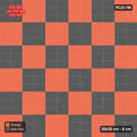 Interlock (Pasco) 20x30 cm · RC23-190 · Stack Bond, Chequer Cells 60