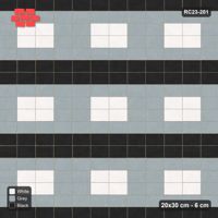 Interlock (Pasco) 20x30 cm · RC23-201 · Stack Bond, Medallion Cells