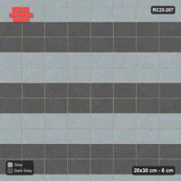 Interlock (Pasco) 20x30 cm · RC23-207 · Stack Bond, Stripes