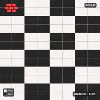 Interlock (Pasco) 20x30 cm · RC23-22 · Stack Bond, Large Checker