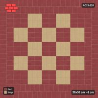 Interlock (Pasco) 20x30 cm · RC23-220 · Chequer Basketweave, Double Soldier Border