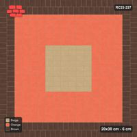 Interlock (Pasco) 20x30 cm · RC23-237 · Ring Medallion, Double Soldier Border