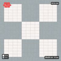 Interlock (Pasco) 20x30 cm · RC23-244 · Panel Chequer 120 cm, Single Soldier Border
