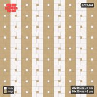 Interlock (Pasco) 20x30 cm · RC23-264 · Pinwheel ACW, Column Bands + Kerb - Ivory & Sand