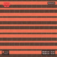 Interlock (Pasco) 20x30 cm · RC23-272 · Course Stripes 20+10 2+1, Course Bands - Burnt Clay